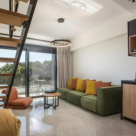 Rodos Nest With Terrace And Seaview Apartament Asgourou