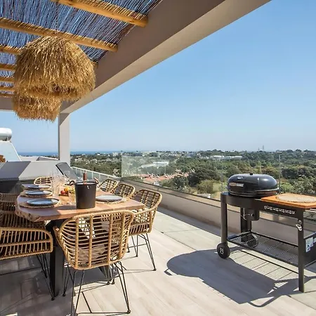 Apartament Rodos Nest With Terrace And Seaview *