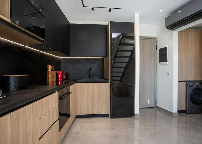 شقة Rodos Nest With Terrace And Seaview Asgourou