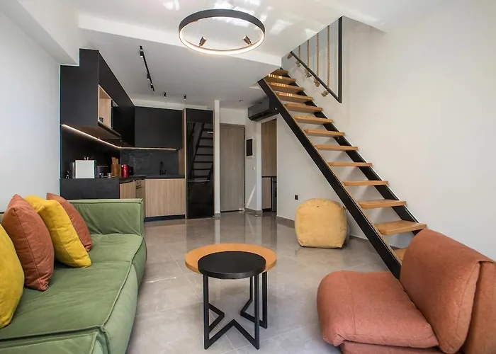 Rodos Nest With Terrace And Seaview Appartement