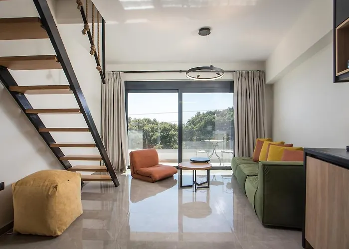 Rodos Nest With Terrace And Seaview شقة *