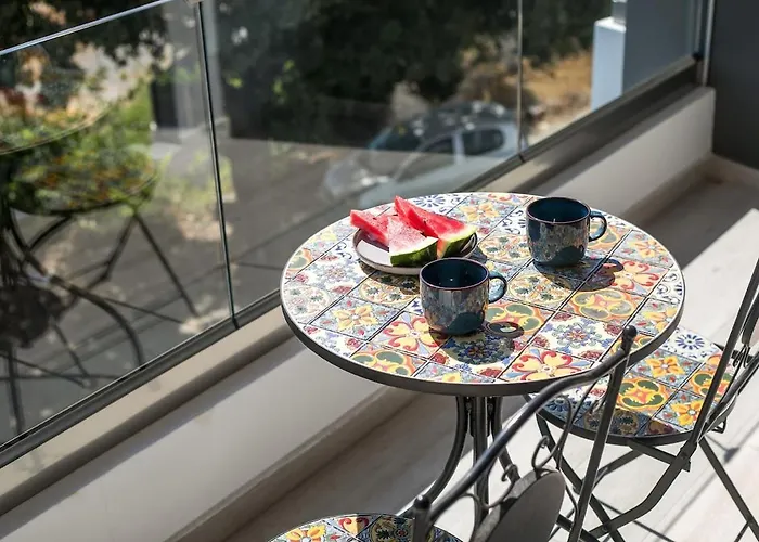 Rodos Nest With Terrace And Seaview *