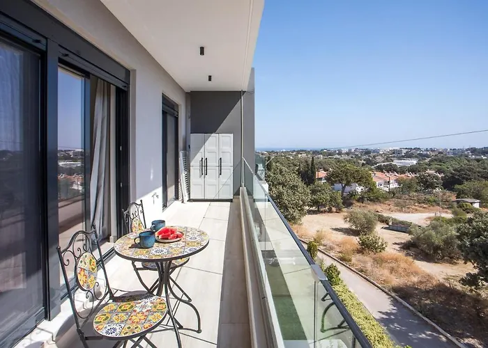 Rodos Nest With Terrace And Seaview شقة *