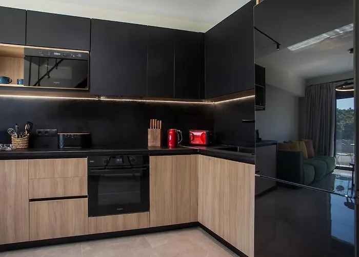 شقة Rodos Nest With Terrace And Seaview