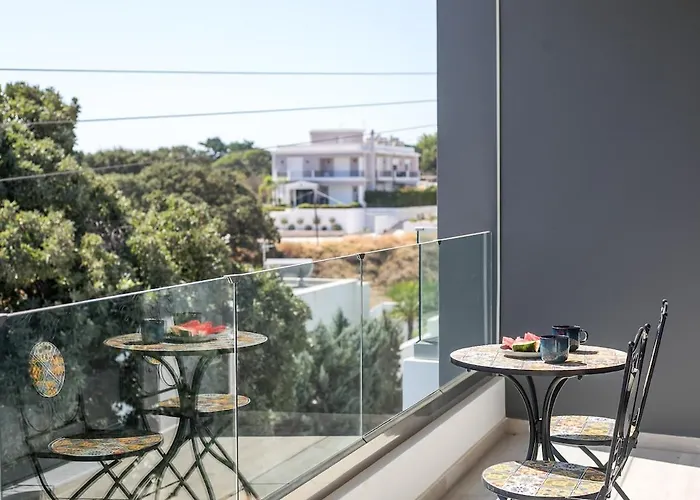 아파트 Rodos Nest With Terrace And Seaview