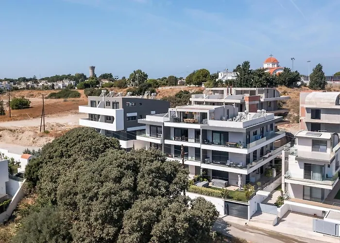 Rodos Nest With Terrace And Seaview 아파트