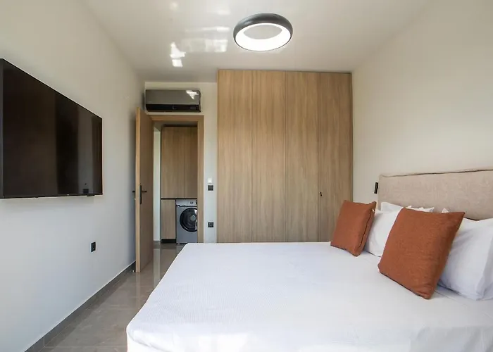 Rodos Nest With Terrace And Seaview 아파트